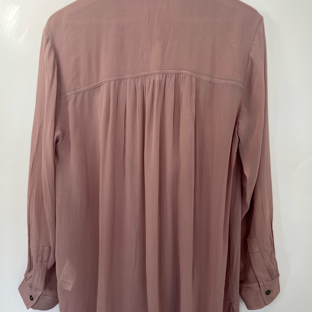 Pilcro Mauve Ruffled Blouse - Picture 5 of 9